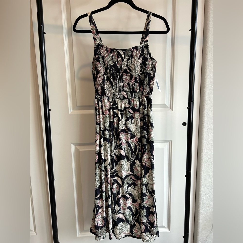 Old Navy Floral Navy Floral Women's Dress